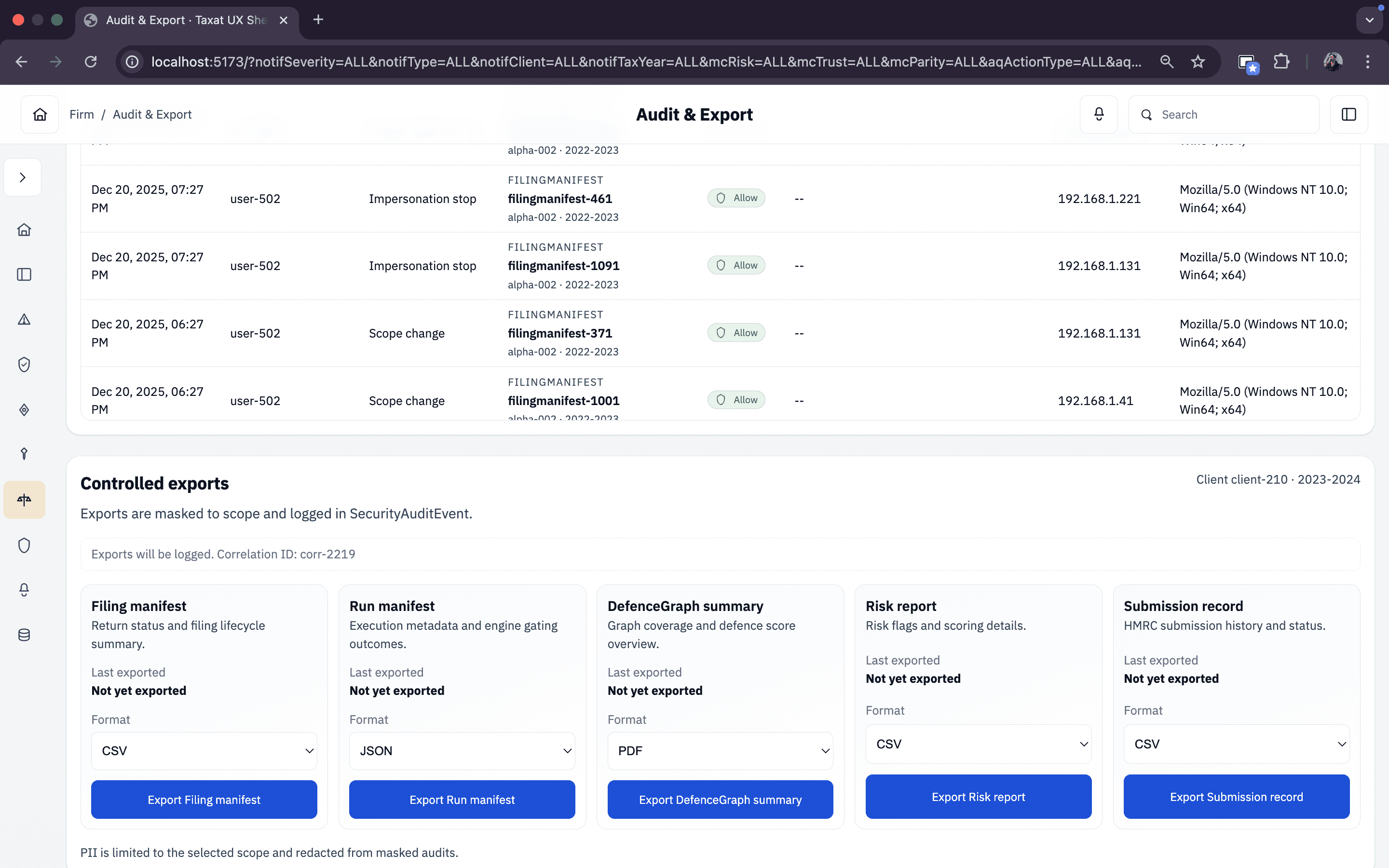 File with confidence